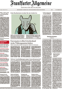 Frankfurter Allgemeine Zeitung vom Samstag, 21. Februar 2015