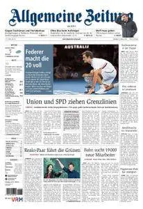 Allgemeine Zeitung Alzey - 29. Januar 2018