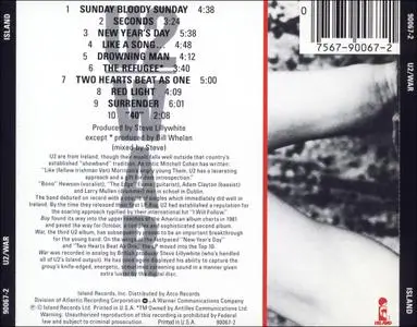 U2 - War (1983) [1985, Island 90067-2]