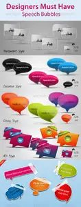 GraphicRiver Designers Must Have Speech Bubbles