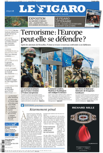 Le Figaro du Jeudi 24 Mars 2016