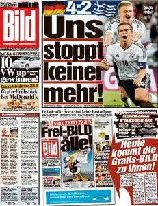 Bild Zeitung vom 23. Juni 2012