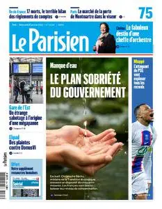 Le Parisien du Mercredi 25 Janvier 2023