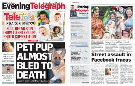Evening Telegraph First Edition – August 01, 2022