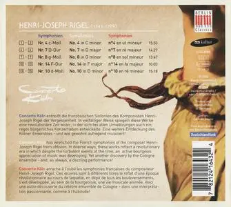 Concerto Köln - Henri-Joseph Rigel: Symphonies (2009)