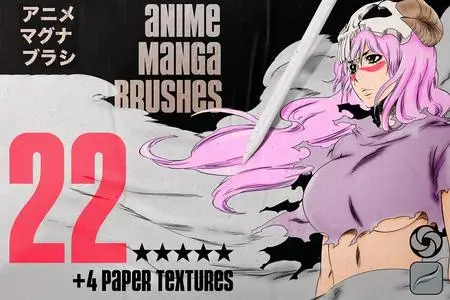 22 Anime Manga Brushes - 12775236