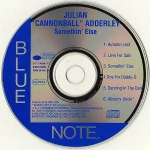 Cannonball Adderley - Somethin' Else (1958) {1986, Reissue}