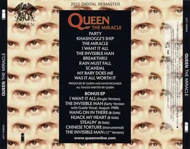 Queen - The Miracle (1989) [2CD, 40th Anniversary Edition] Re-up