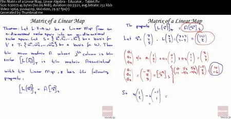 Educator.com - Mathematics - Linear Algebra
