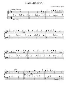 Simple gifts (Piano Solo)