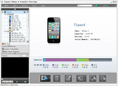 Tipard iPhone 4 Transfer Platinum 5.1.16 Multilanguage