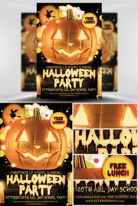 Halloween Party Flyer Template