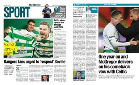 The Herald Sport (Scotland) – May 13, 2022