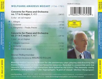 Maurizio Pollini, Wiener Philharmoniker - Mozart: Piano Concertos No.17 & No.21 (2006)