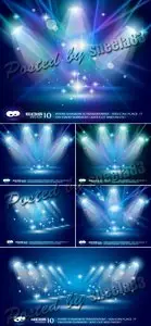 Magic Spotlights Vector
