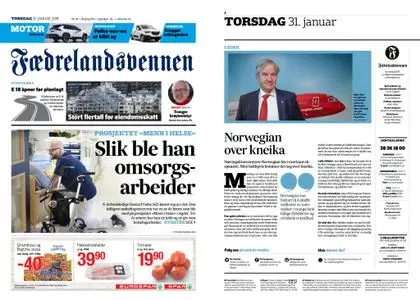 Fædrelandsvennen – 31. januar 2019