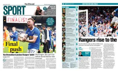 The Herald Sport (Scotland) – April 18, 2022