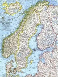 National Geographic Scandinavia Map