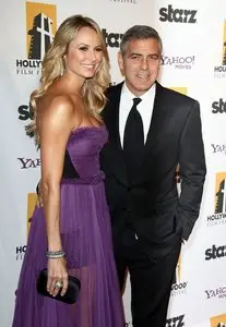 Stacy Keibler & George Clooney - 15th Annual Hollywood Film Awards Gala 10-24-11