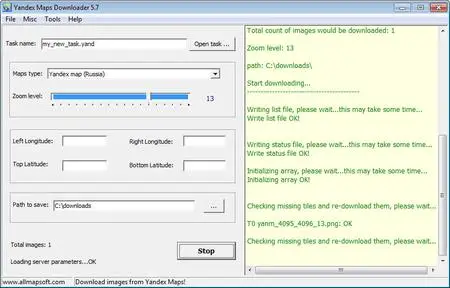 AllMapSoft Yandex Maps Downloader 5.71