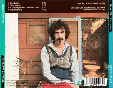 Frank Zappa - Waka / Jawaka (1972) {Rykodisc}