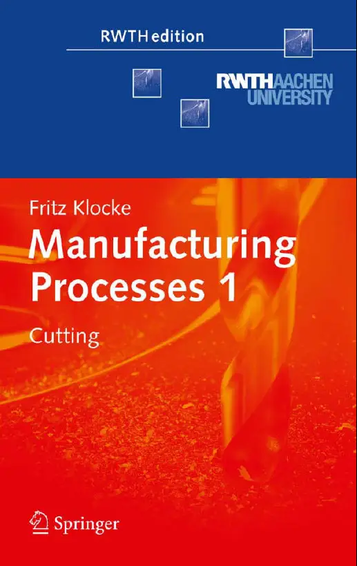 Manufacturing Processes 1: Cutting