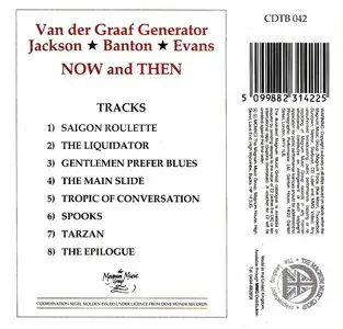 Van Der Graaf Generator/Jackson/Banton/Evans - Now And Then - 1988 