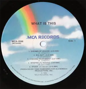 What Is This - What Is This (MCA Records MCA-5598) (US 1985, Promo) (Vinyl 24-96 & 16-44.1)
