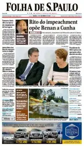 Folha de São Paulo - 12 de dezembro de 2015 - Sábado