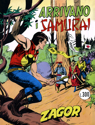 Zagor 117 (Zenith Gigante 168) – Arrivano i samurai (Daim Press 1975-04)