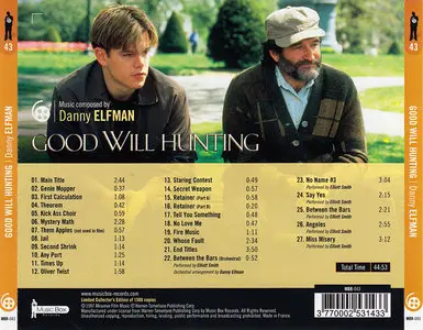 Danny Elfman & Elliott Smith - Good Will Hunting: Original Motion Picture Soundtrack (1997) Limited Edition 2014