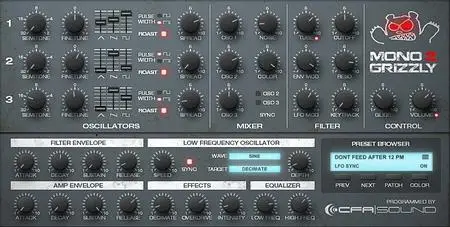 CFA-Sound MonoGrizzly v2.0 WiN