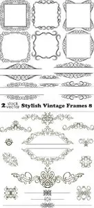 Vectors - Stylish Vintage Frames 8