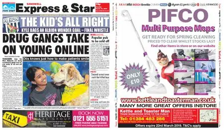 Express and Star Sandwell Edition – March 18, 2019