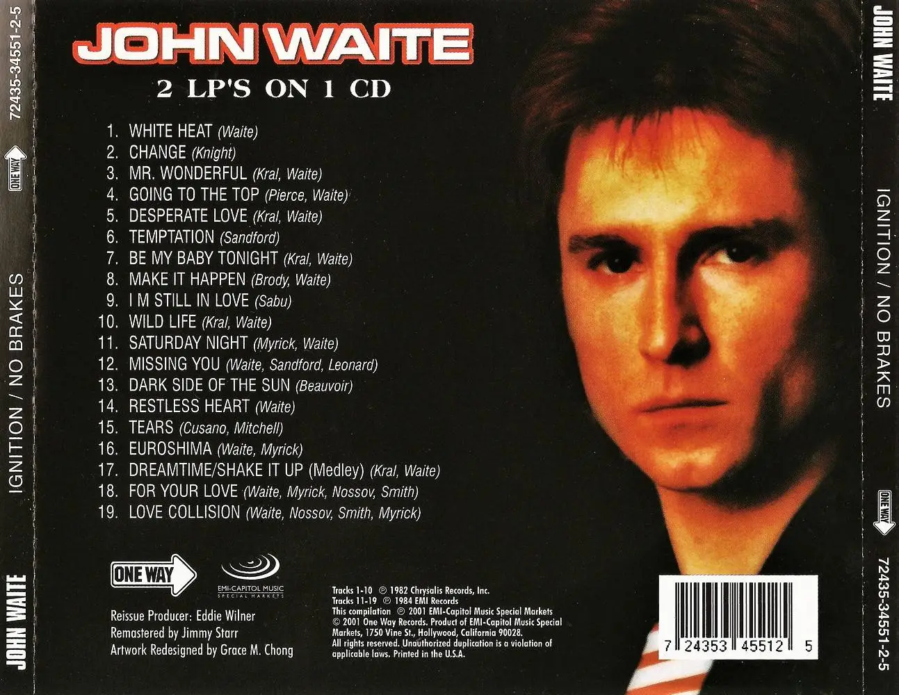 John Waite Ignition (1982) / No Brakes (1984) [Remastered Ed. 2001
