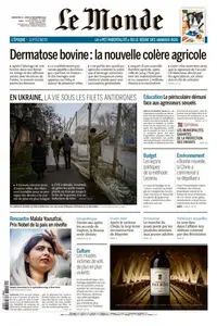 Le Monde du Dimanche 14 et Lundi 15 Décembre 2025