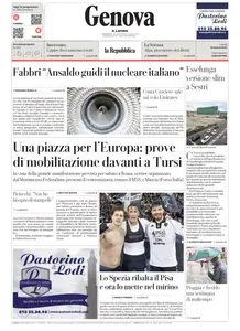 la Repubblica Genova - 10 Marzo 2025