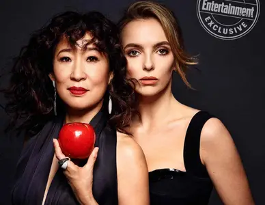 Sandra Oh and Jodie Comer by James White for Entertainment Weekly #1551 March 1, 2019