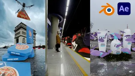 Beginner To Pro: Cgi Or Vfx Advertisement Using Blender