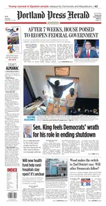 Portland Press Herald - 13 November 2025