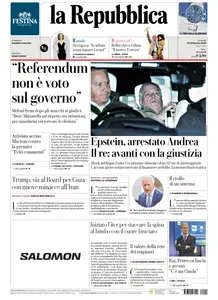 la Repubblica - 20 Febbraio 2026