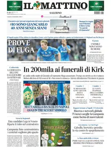 Il Mattino Salerno - 22 Settembre 2025