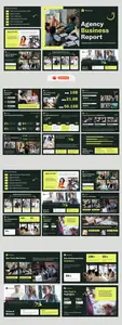 Black Yellow Agency Business Report W3BRPLB