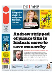 The i Newspaper - 31 October 2025