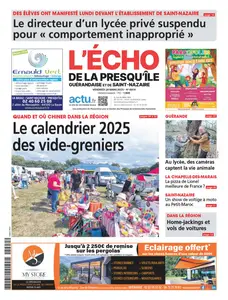 L'Echo de la Presqu'île - 28 Mars 2025