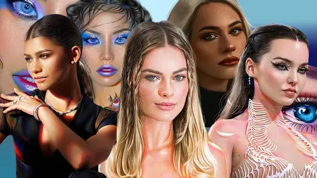 Realistic Female Portraits in Photoshop