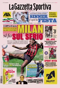 La Gazzetta dello Sport - 17 Agosto 2025