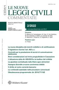 Le Nuove Leggi Civili Commentate - N.2 2022