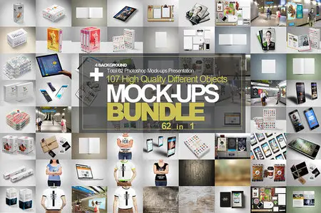 CreativeMarket - Big Mock Ups Bundle