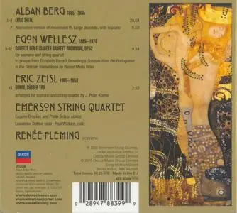 Emerson String Quartet, Renée Fleming - Berg: Lyric Suite, Wellesz: Sonnets (2015)